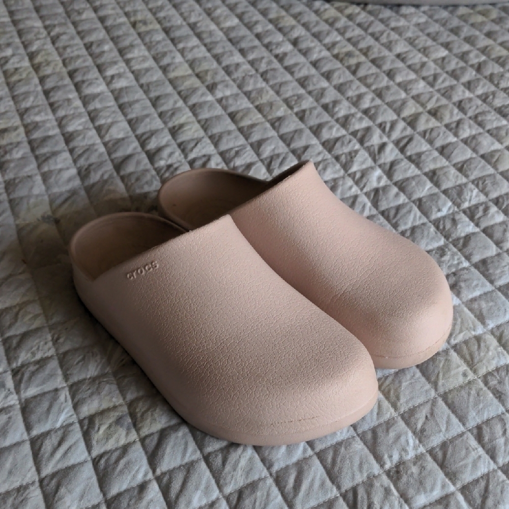 CROCS Pink Mules & Clogs Comfortable Footwear